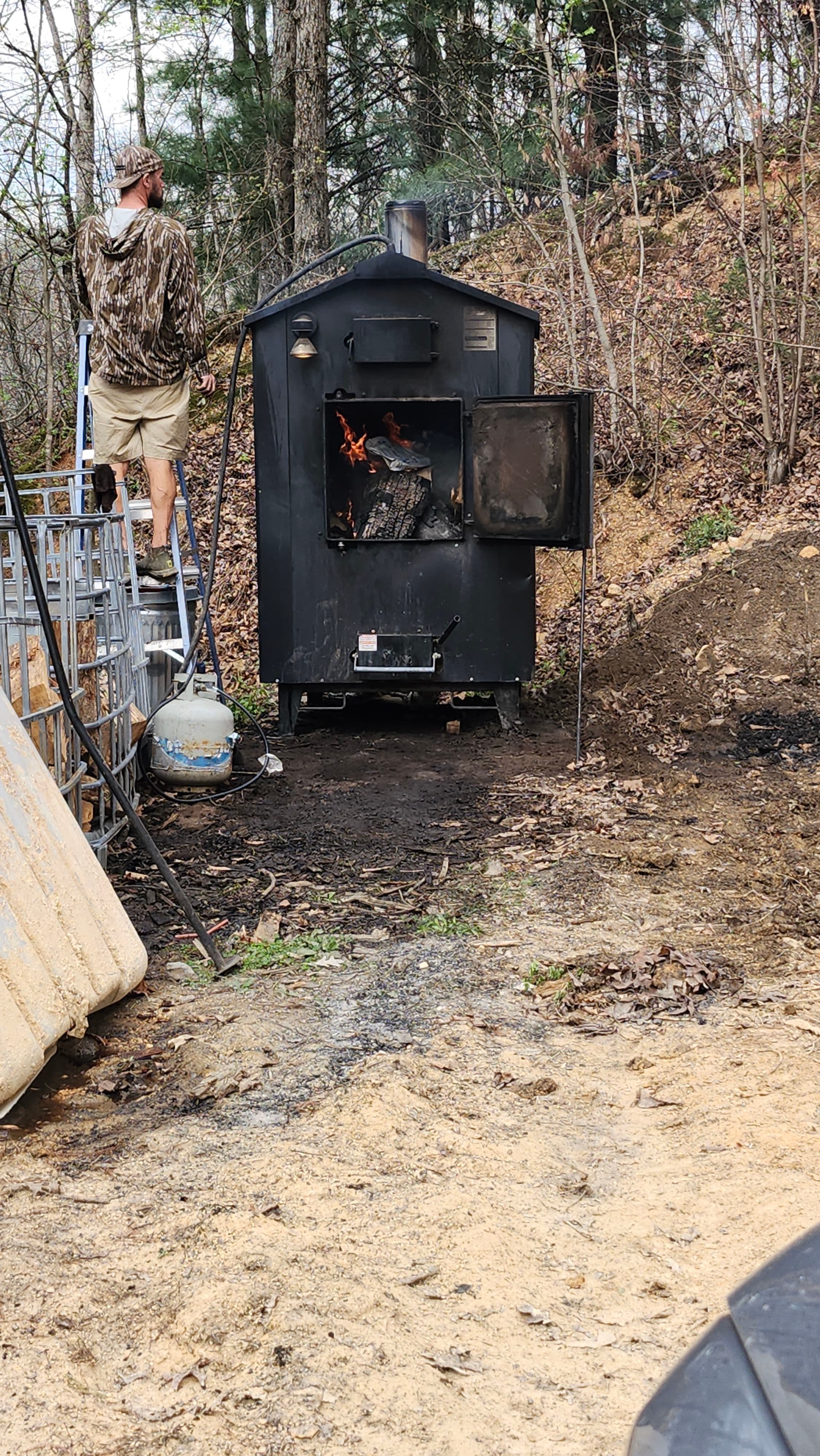 Project Stainless Steel Outdoor Boiler Repair in Hurricane Mills TN image