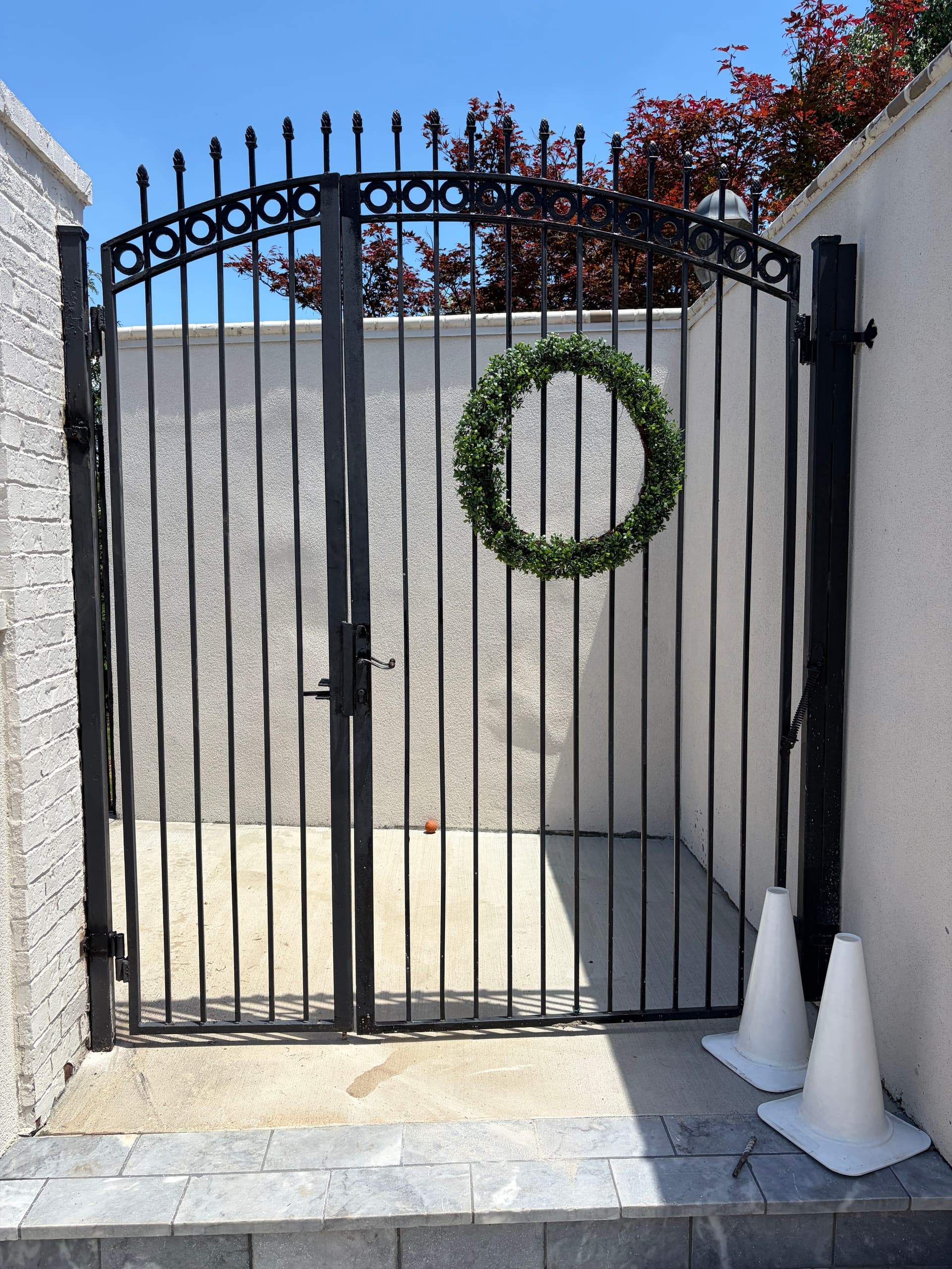 Gallery photos for Custom Ironwork Fence and Pool Gate Build in Brentwood: Image #3