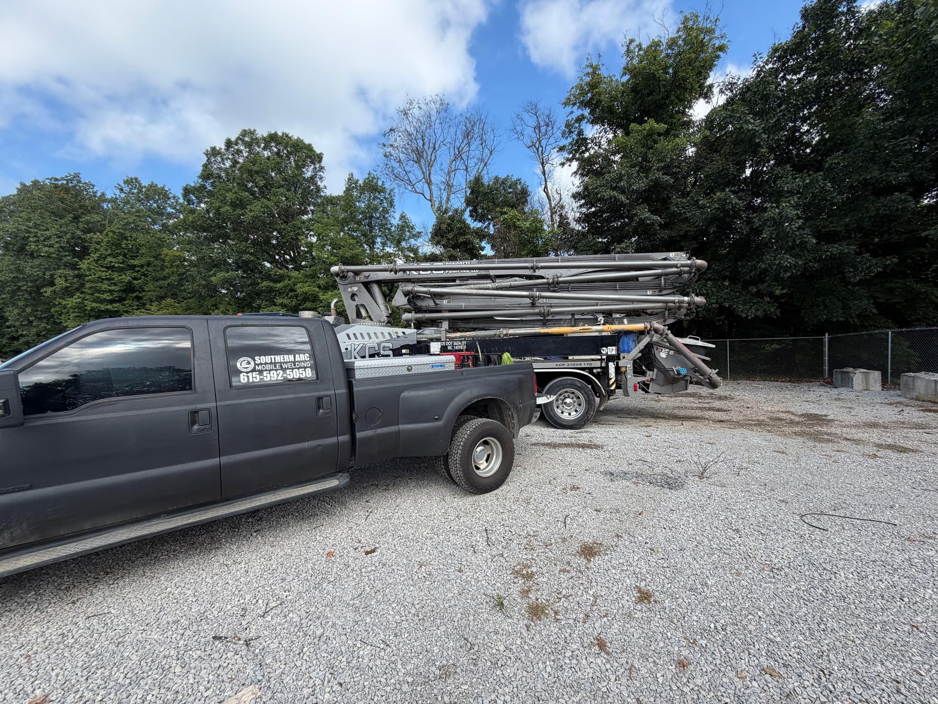 Gallery photos for Concrete Pump Truck Repair Handled On-Site in Columbia TN: Image #2