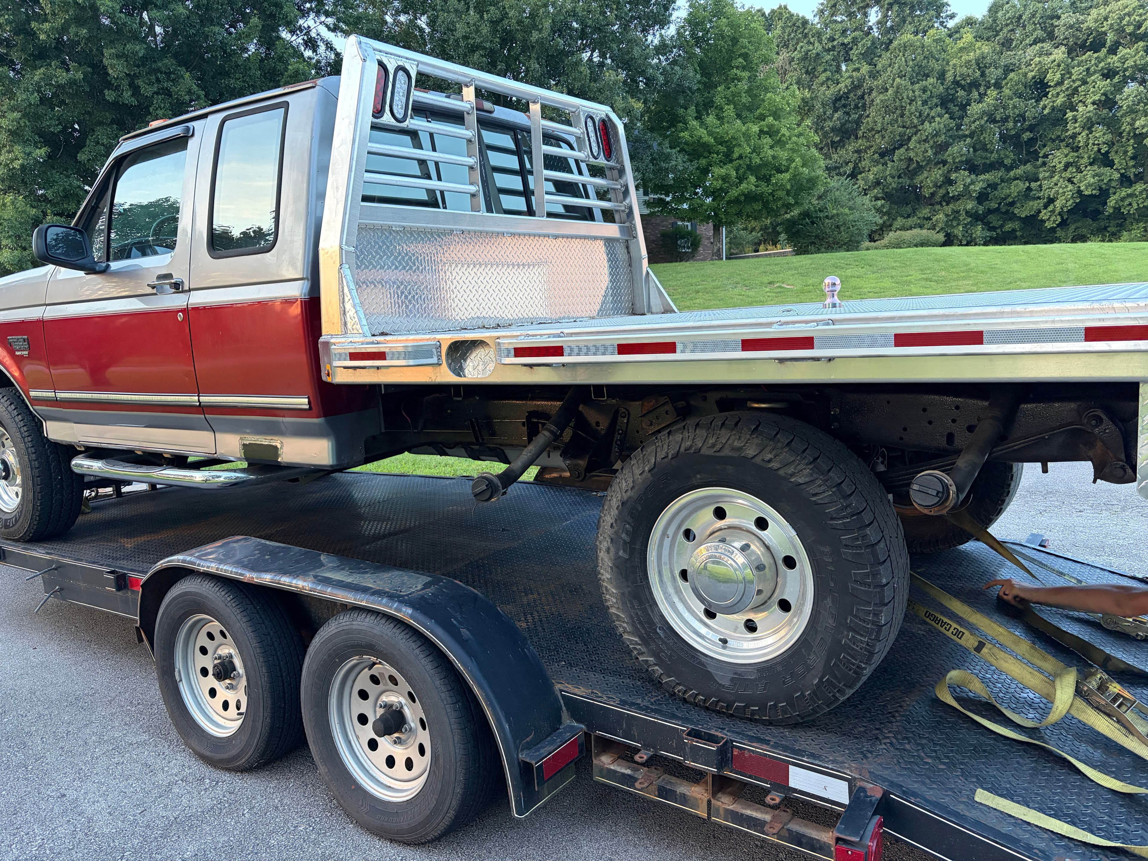 Project Custom Aluminum Flatbed Build and Body Repair on a Ford Pickup image