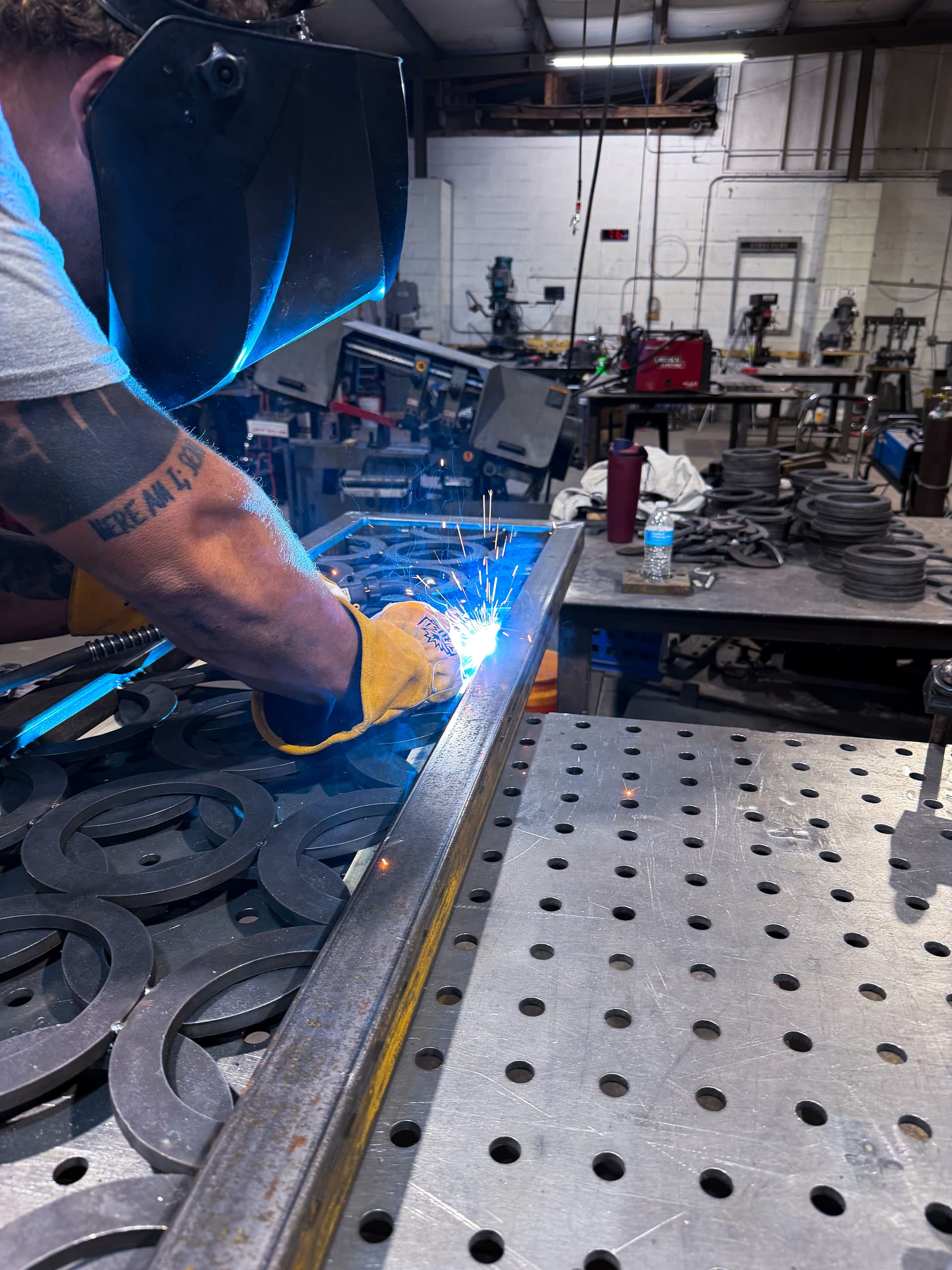 Gallery photos for Custom Decorative Steel Arch Build for a Franklin Restaurant: Image #1