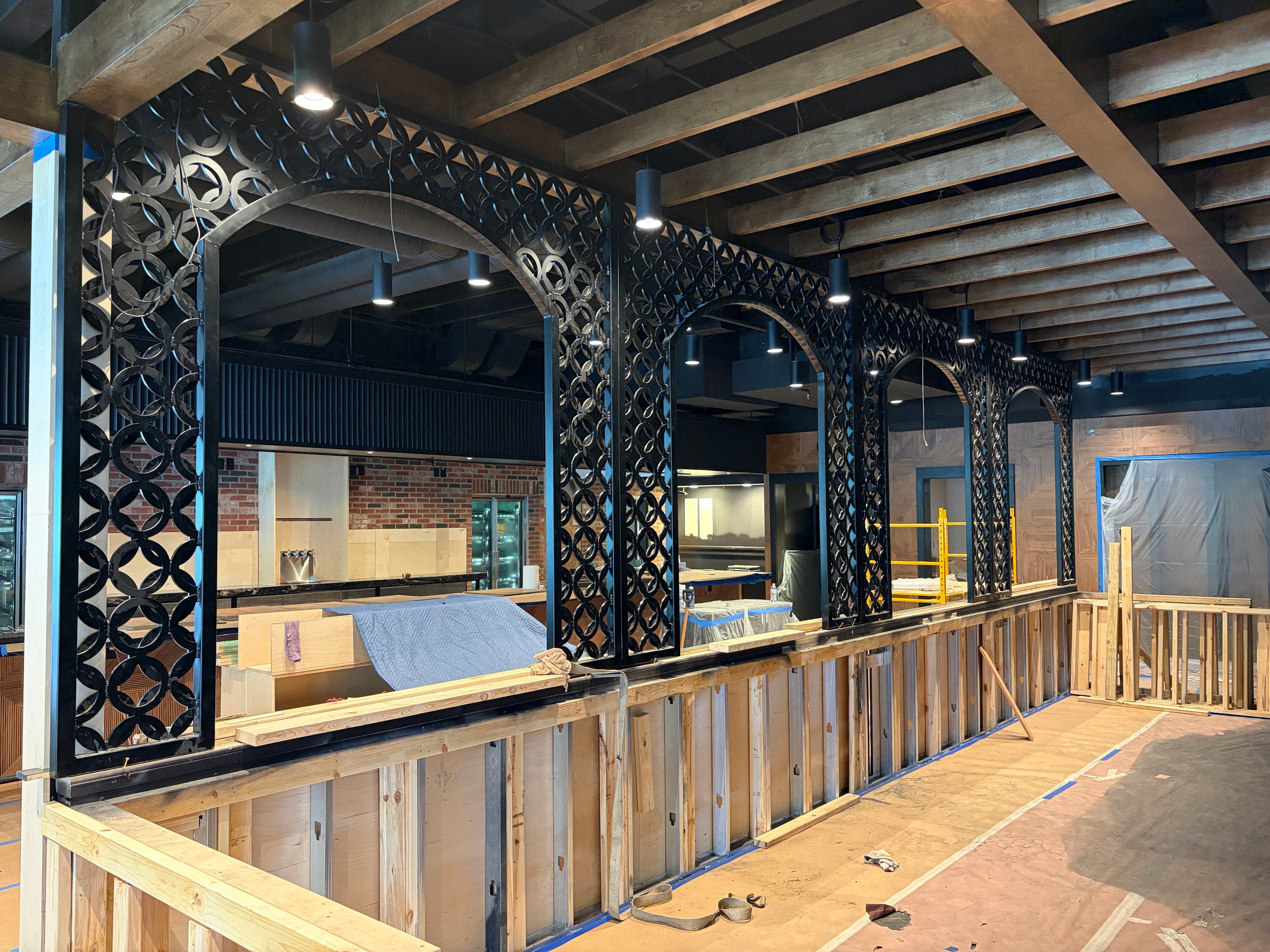 Project Custom Steel Arch Features Built for Roots Prime in Franklin TN image