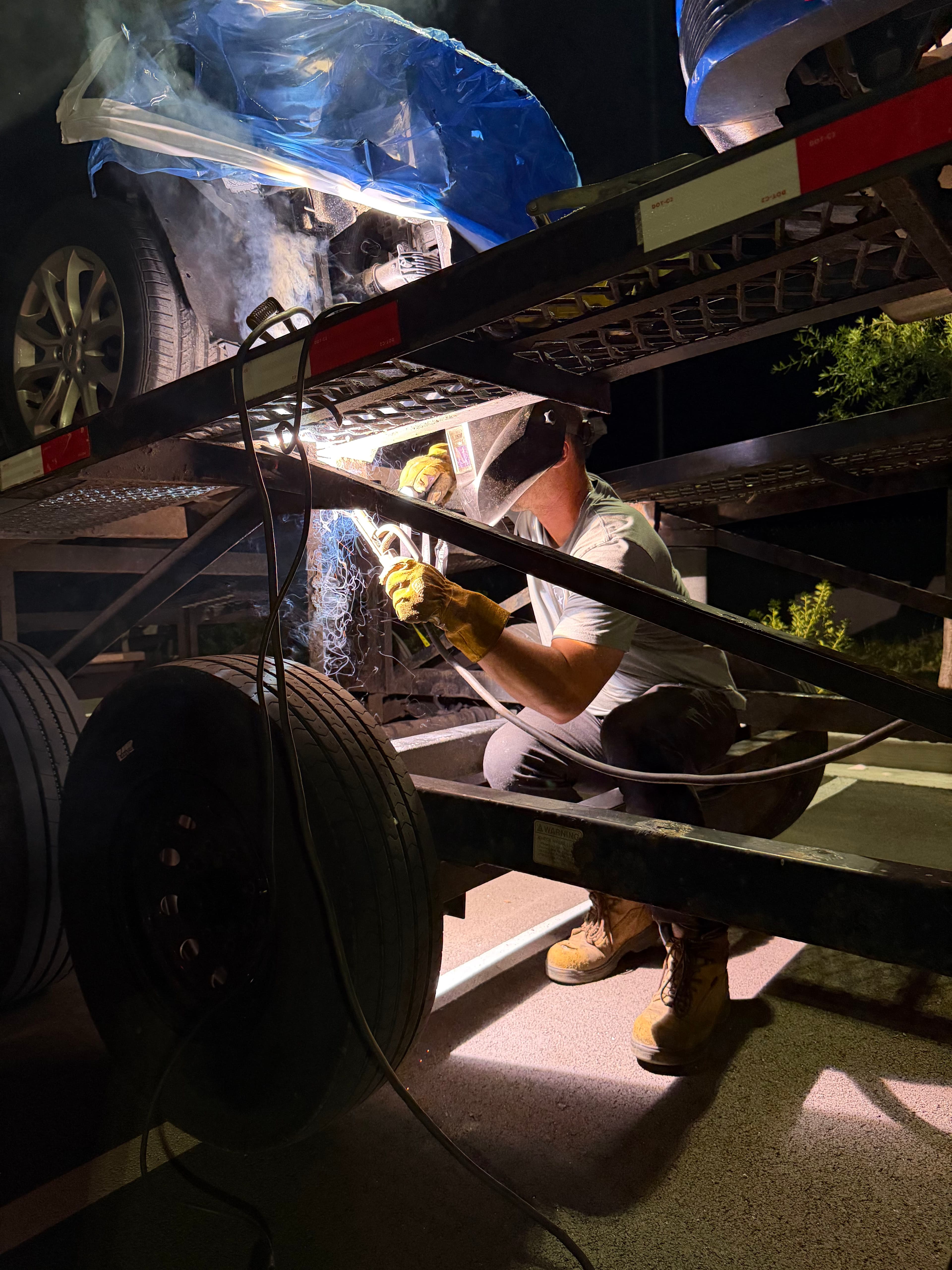 Project Late-Night Car Hauler Trailer Repair in Spring Hill image