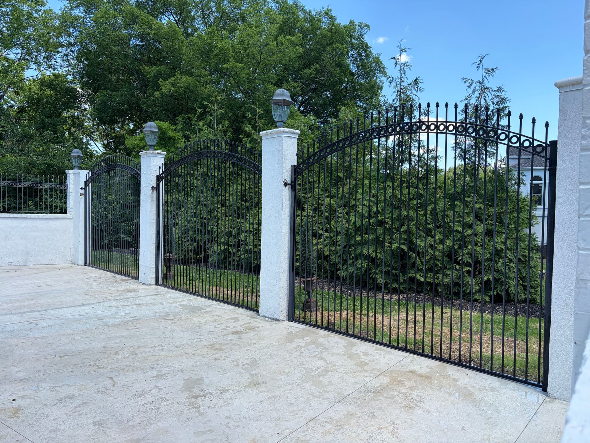 Gallery photos for Custom Ironwork Fence and Pool Gate Build in Brentwood: Image #1