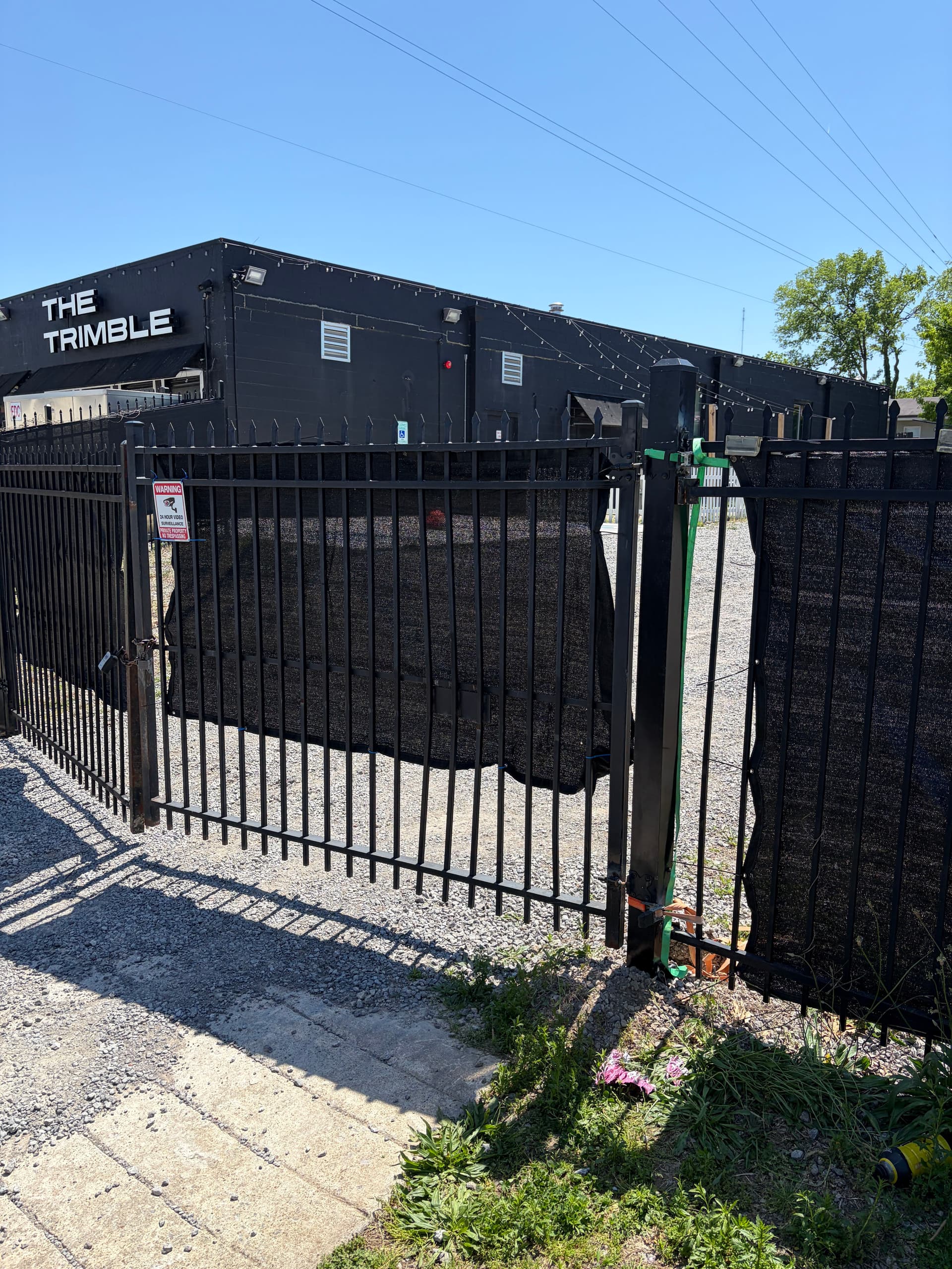 Gallery photos for Gate Repair After Impact at The Trimble: Image #1