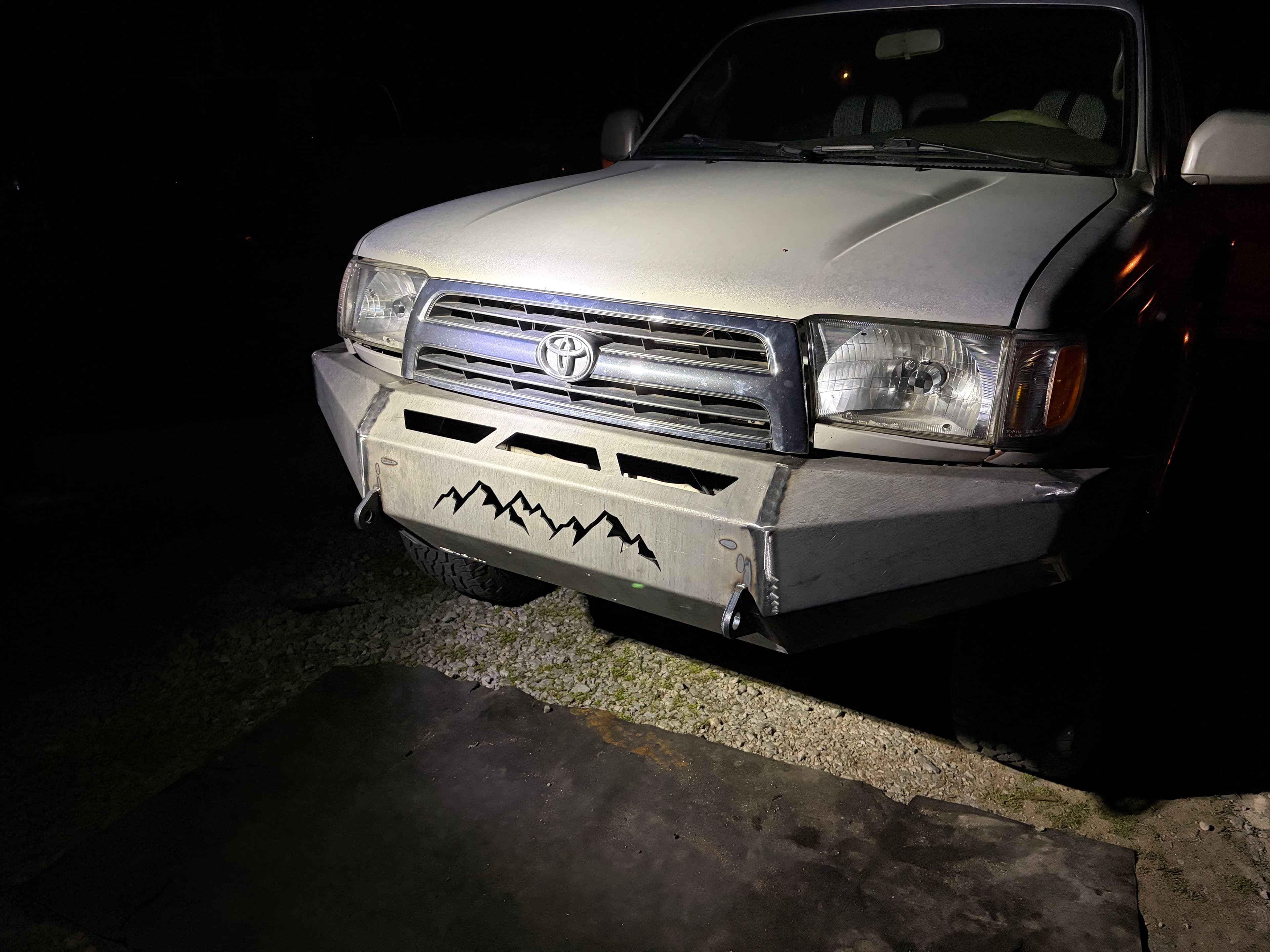 Project Custom Mountain Design Metal Bumper Built for SUV image
