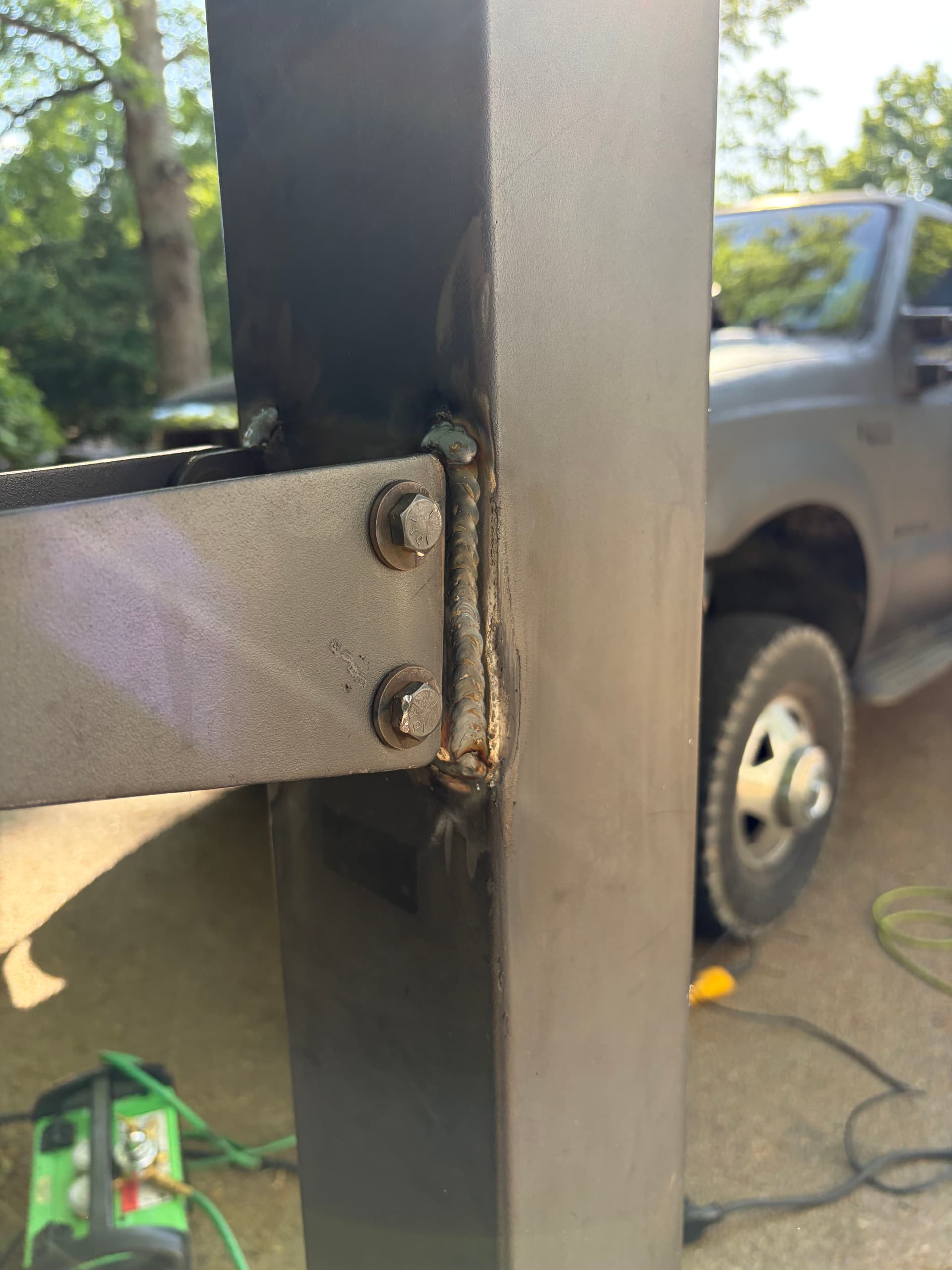 Gallery photos for Basketball Goal Metal Joint Repair in Brentwood TN: Image #1