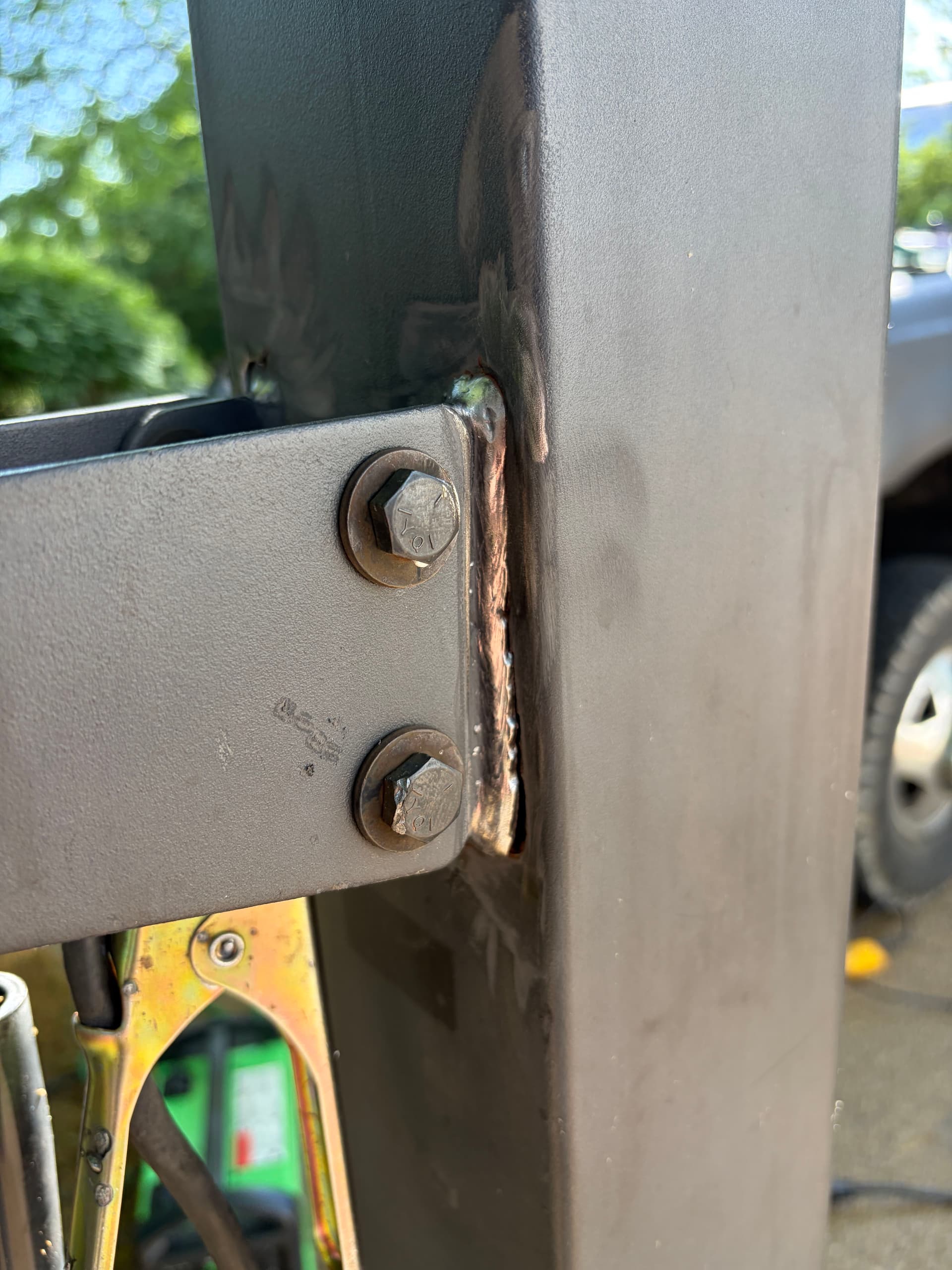Basketball Goal Metal Joint Repair in Brentwood TN image