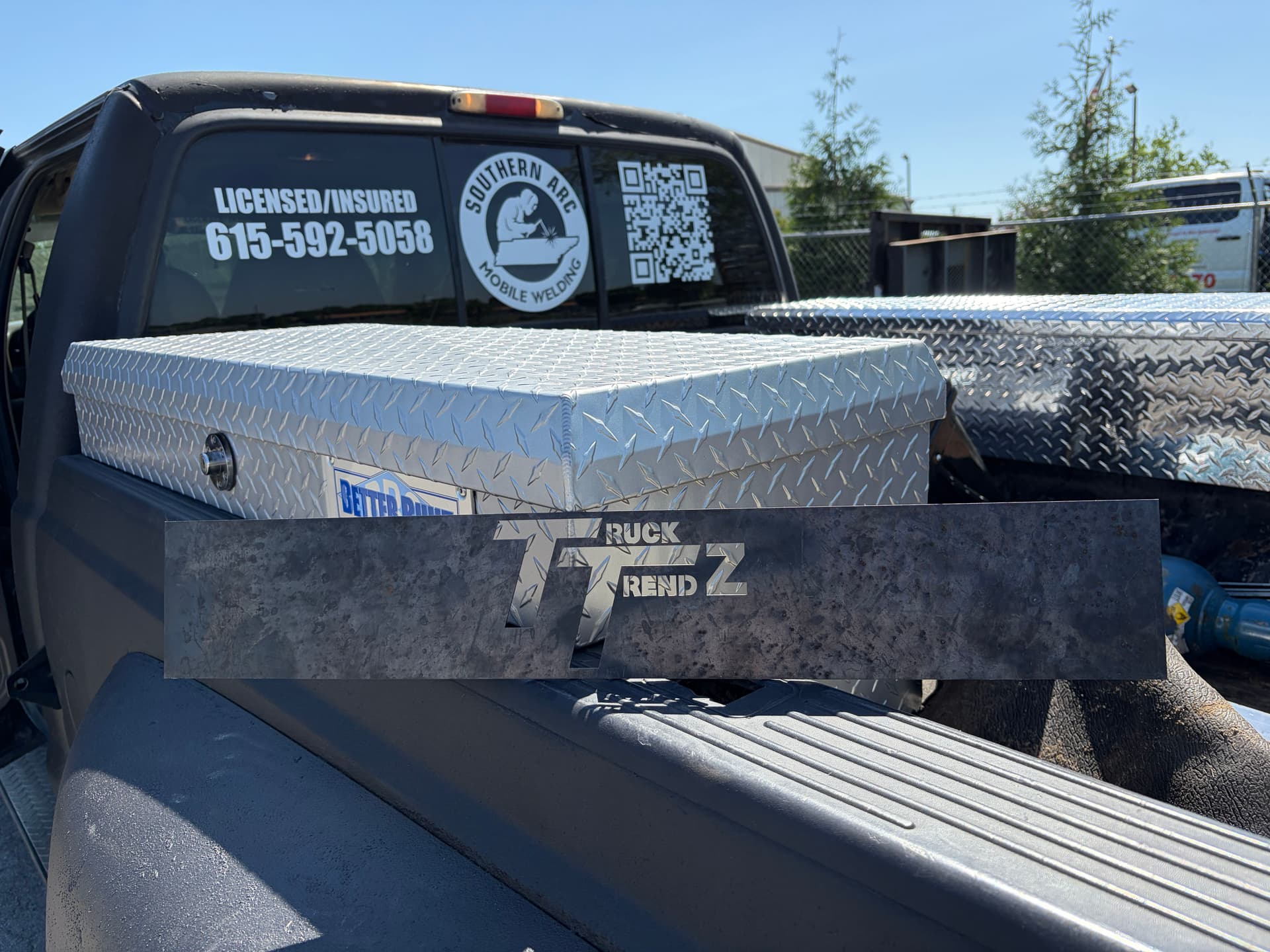 Gallery photos for CNC Plasma Cut Logo Plate for a Local Truck Show Build: Image #1