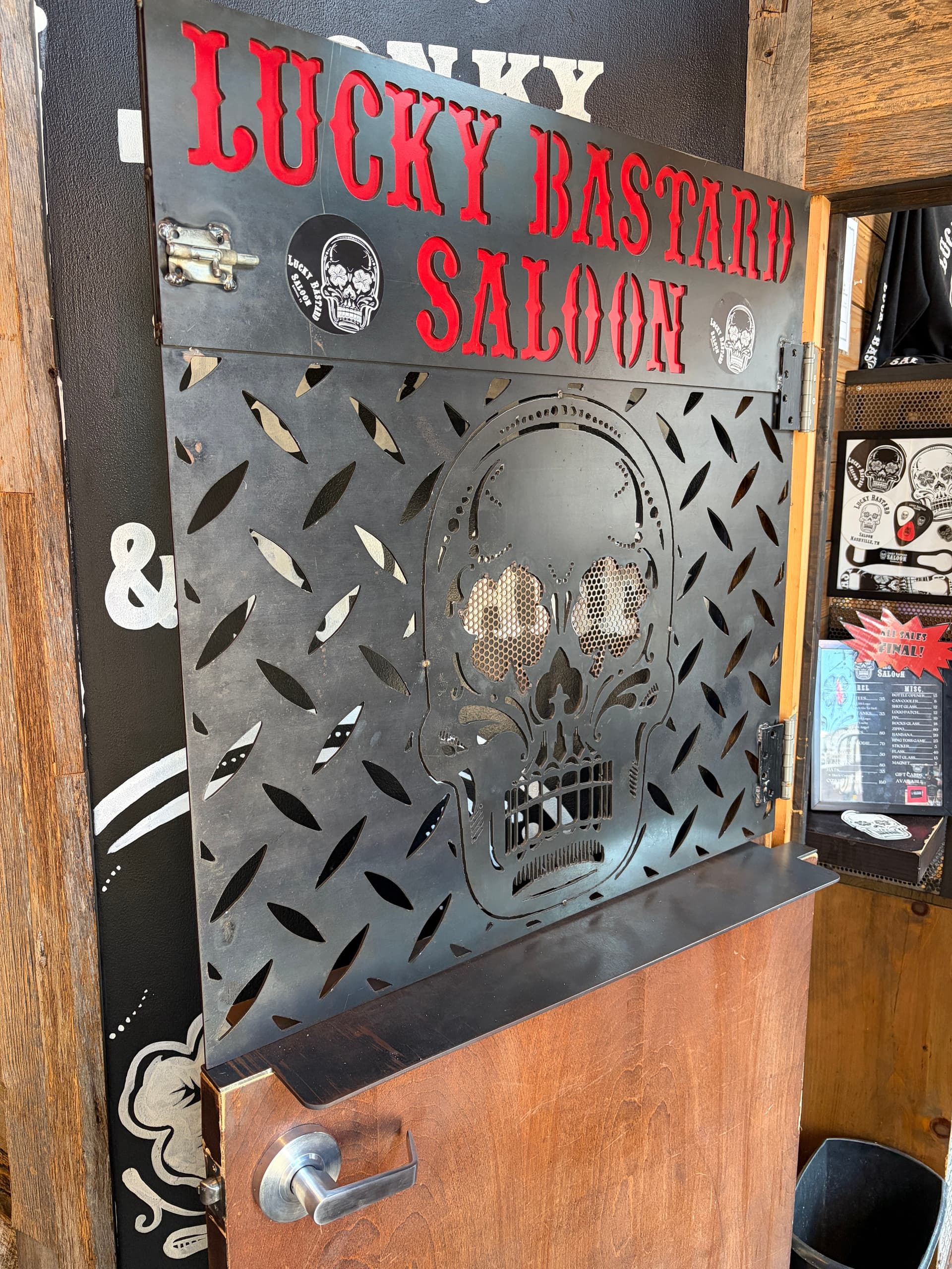 Gallery photos for Custom Steel Sign Built for a Nashville Bar: Image #1