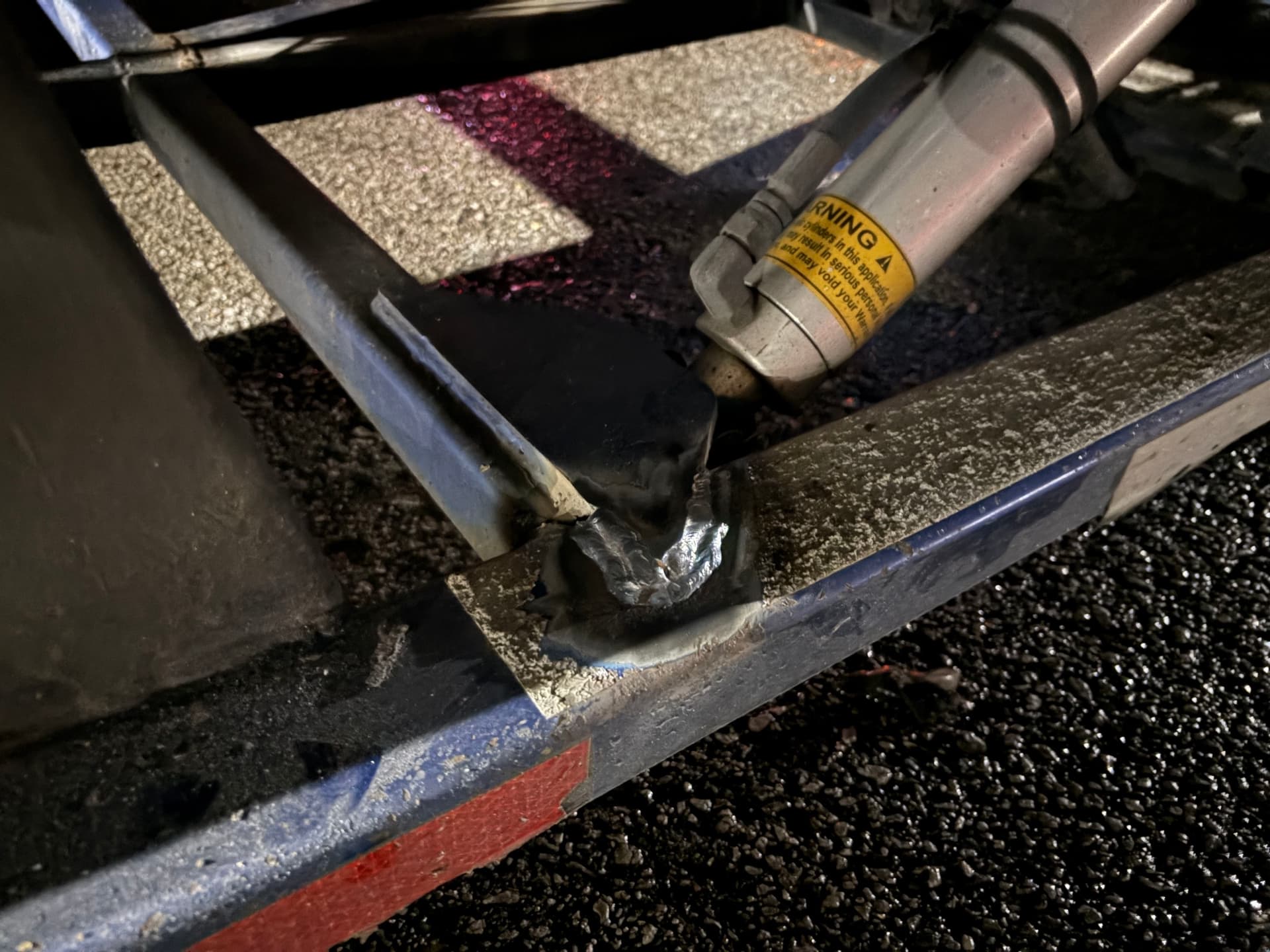 Car Hauler Frame Split and Semi Step Repair in Lebanon TN image