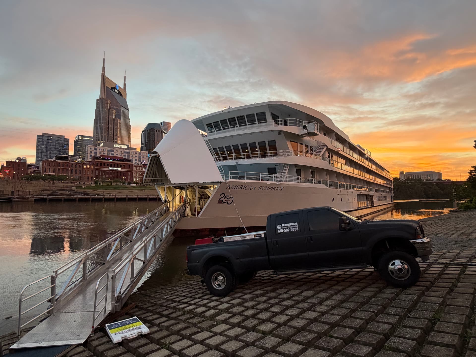 Gangway Structural Repair on the Cumberland River in Nashville image