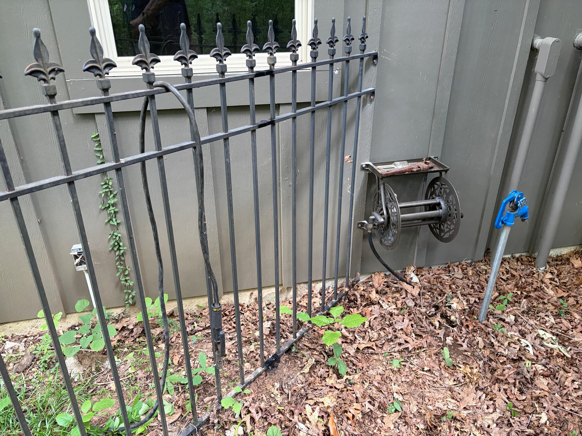 Wrought Iron Fence Reset Gets Murfreesboro Home Inspection Ready image