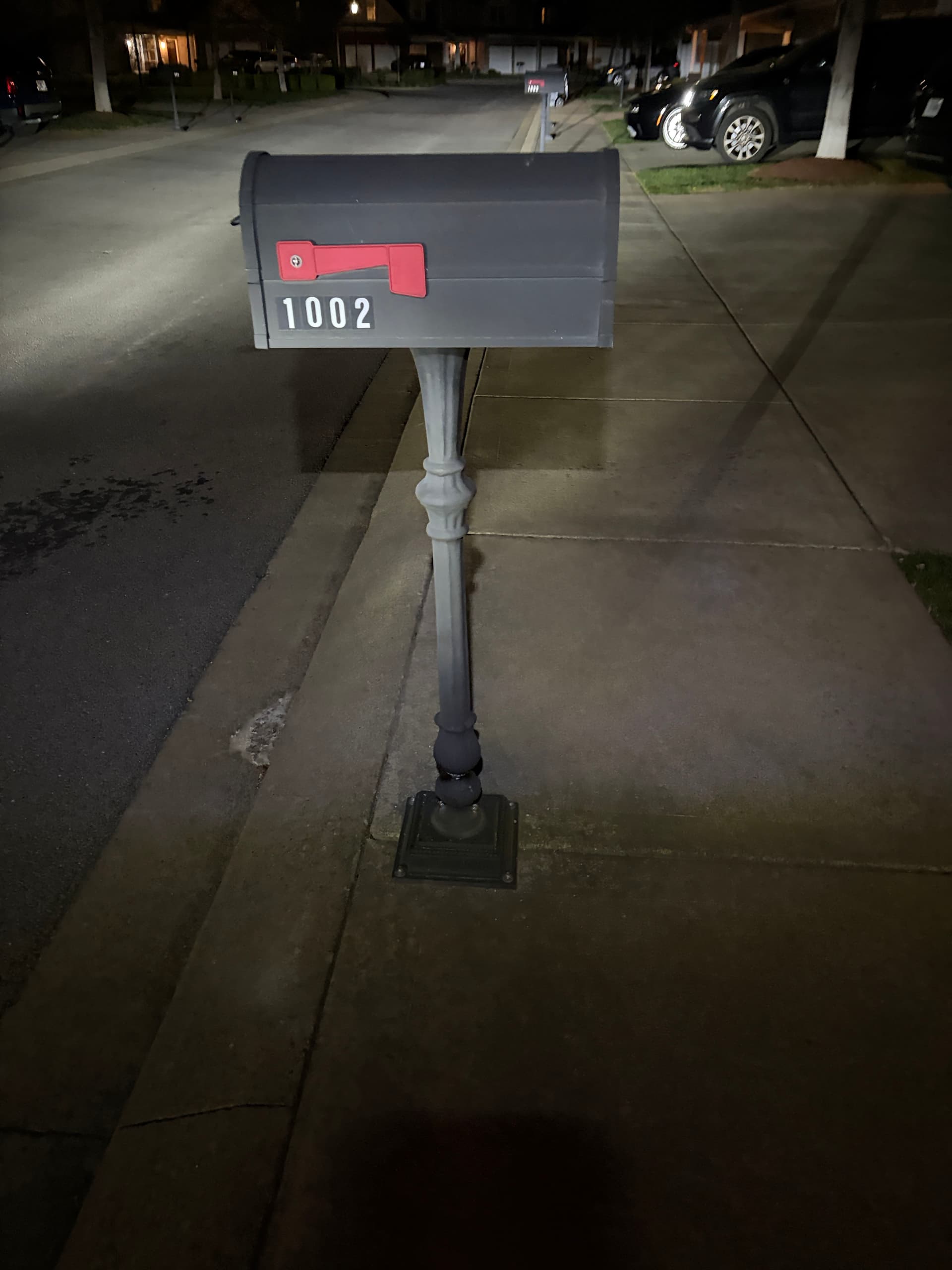 Emergency Aluminum Mailbox Post Repair in Murfreesboro TN image